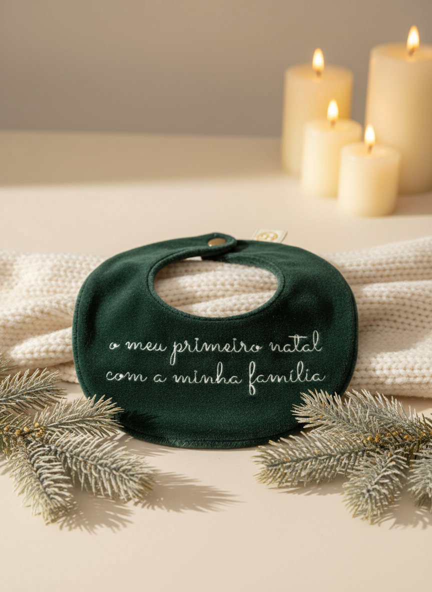 Babete de Natal em Veludo