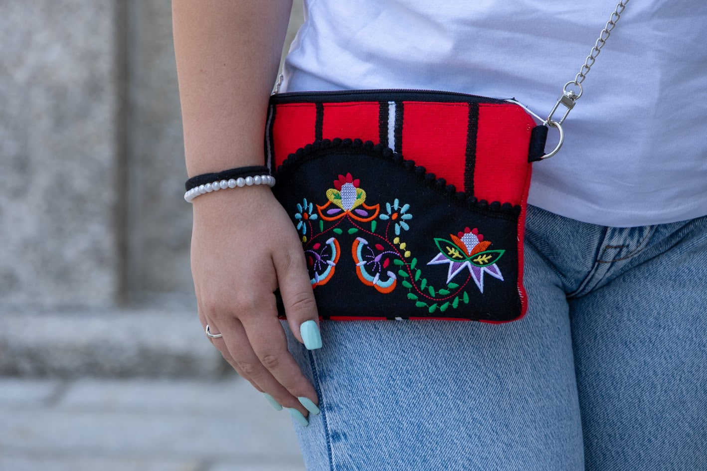 Bolsa Romaria Bordada