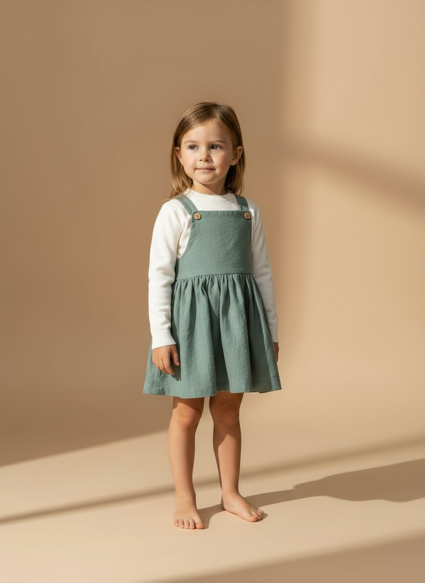 Saia de Peito Verde Seco