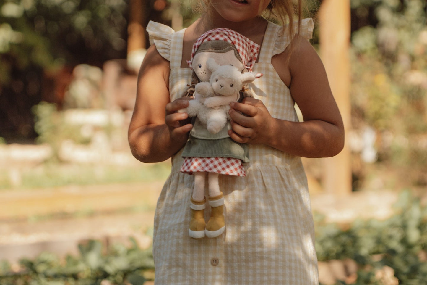 Rosa Doll- Farmer with sheep-35cm