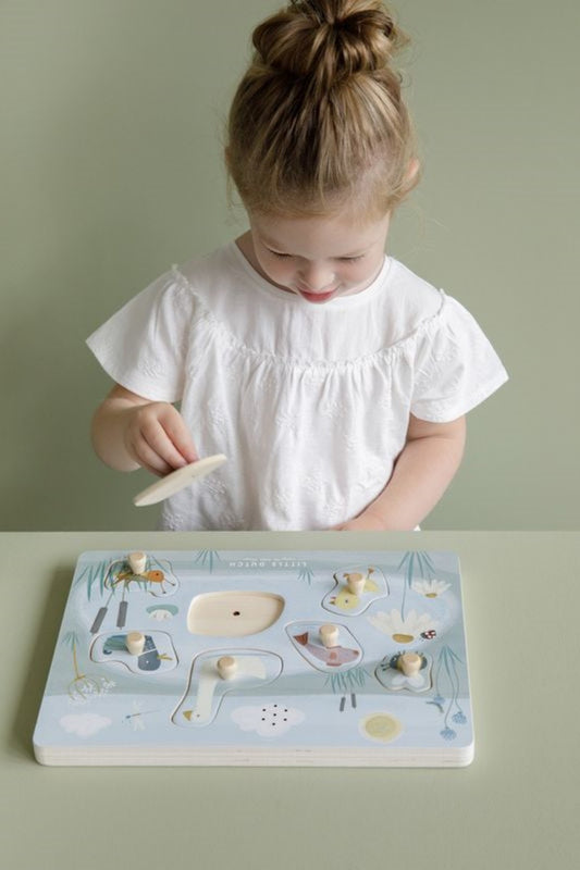 Sound Puzzle|Wooden Sound Puzzles- Little Goose FSC