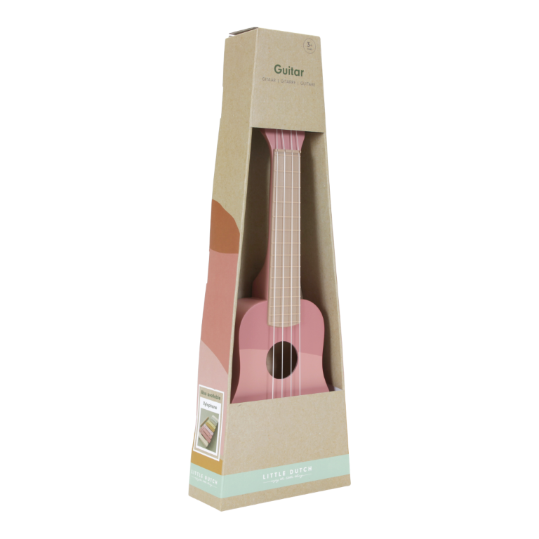 Wooden Guitar - Pink