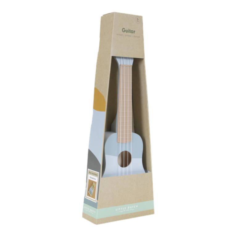 Wooden Guitar- blue