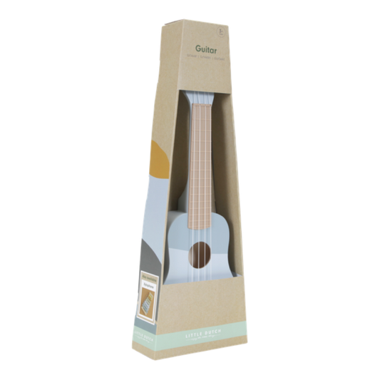 Wooden Guitar - blue
