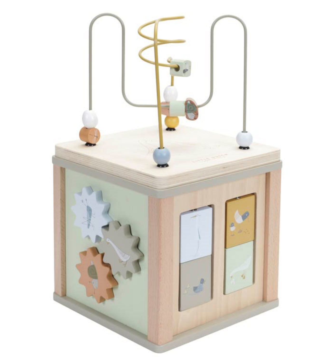 Cubo de Atividades em Madeira_Little Goose