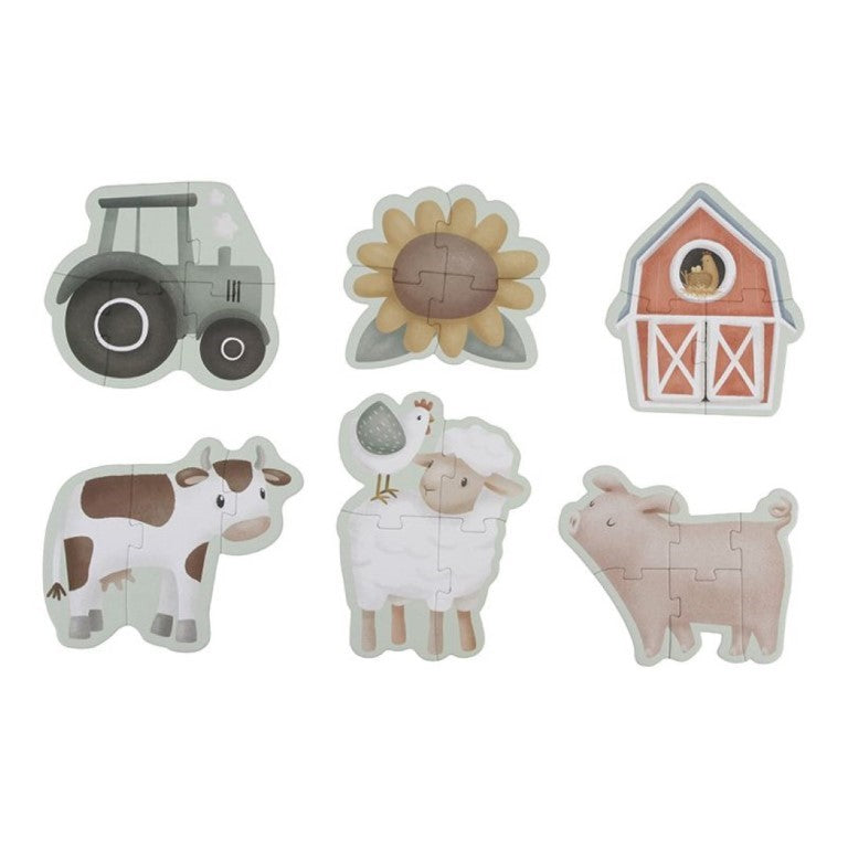 6 in 1 Puzzles-Little Farm