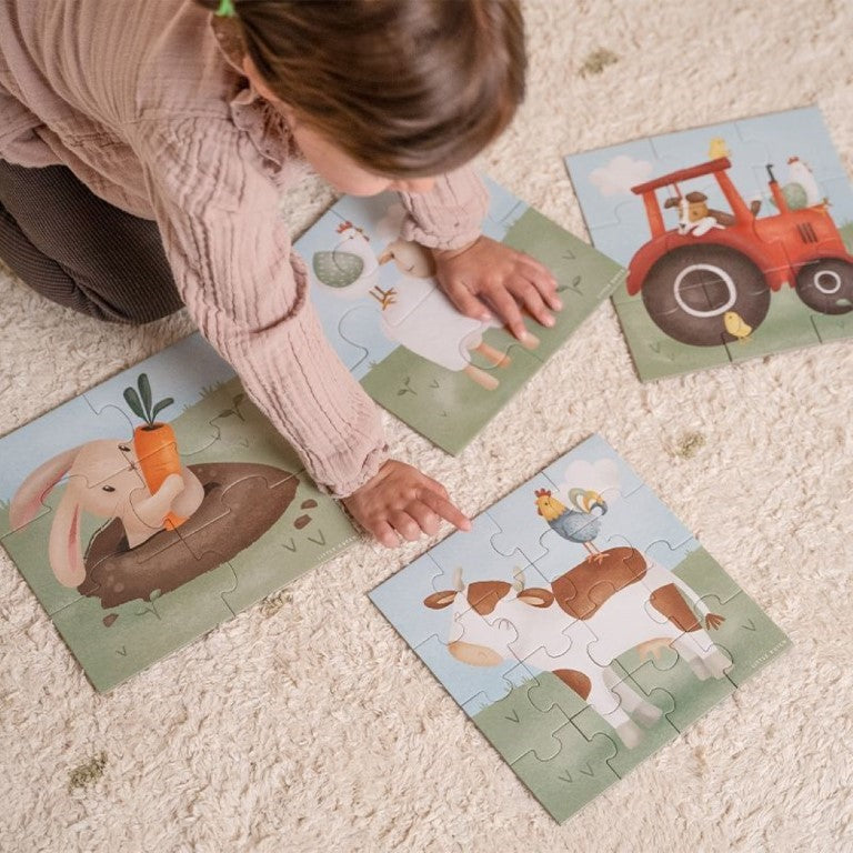 4 IN 1 Puzzles- Little Farm FSC