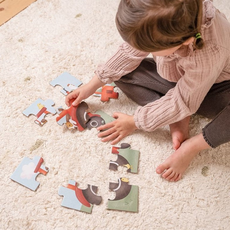 4 IN 1 Puzzles- Little Farm FSC