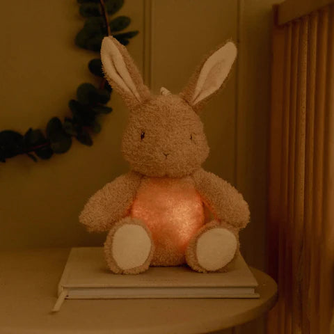 Peluche Lapin Son et Lumière - Beige - Bébé Lapin