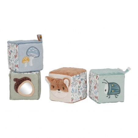 Cute Activity Cubes - Set of 4 - Forest Friends