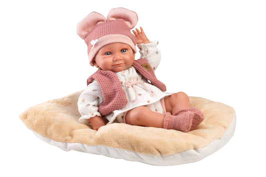 Nica Newborn Doll 40 cm with Pillow