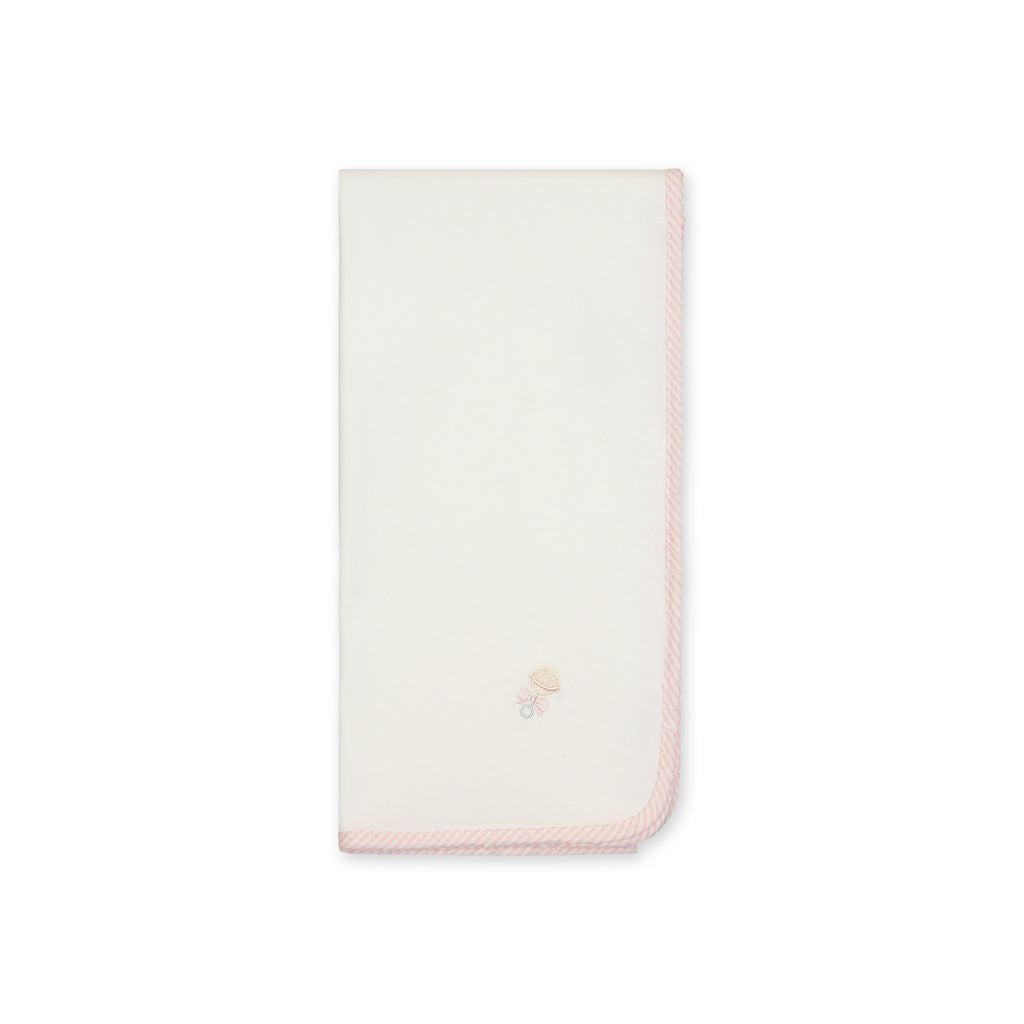 Nursery Ivory & Pink Baby Cloth Diaper