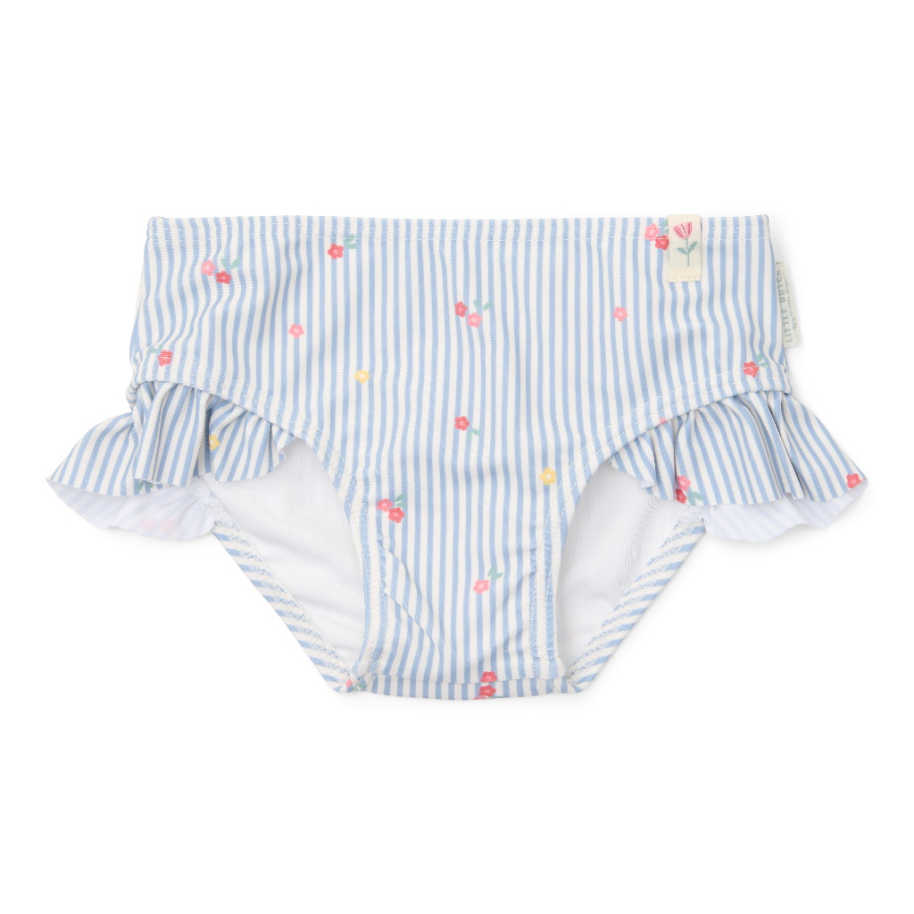 Slip de bain - Sunny Flowers bleu