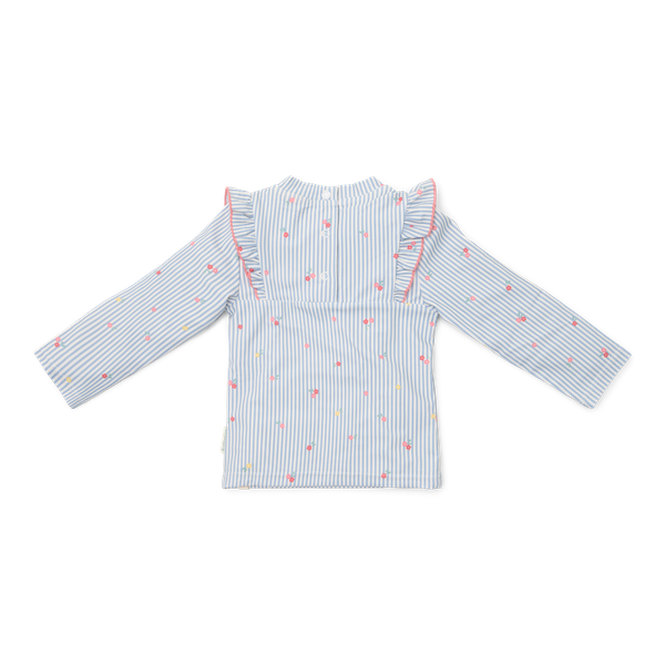 T-shirt de Banho Sunny Flowers Blue – Little Dutch