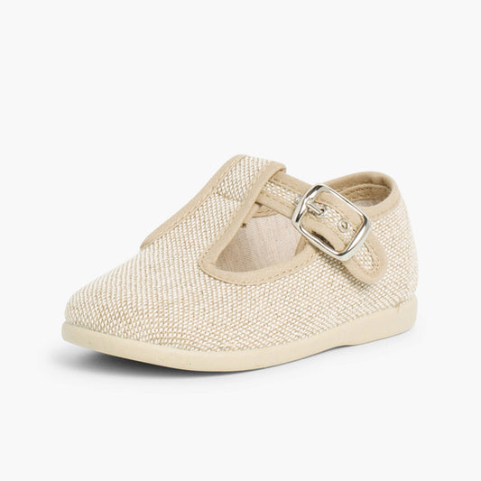 Sapatos Pepito em Linho com Fivela - Linho | imagem 2