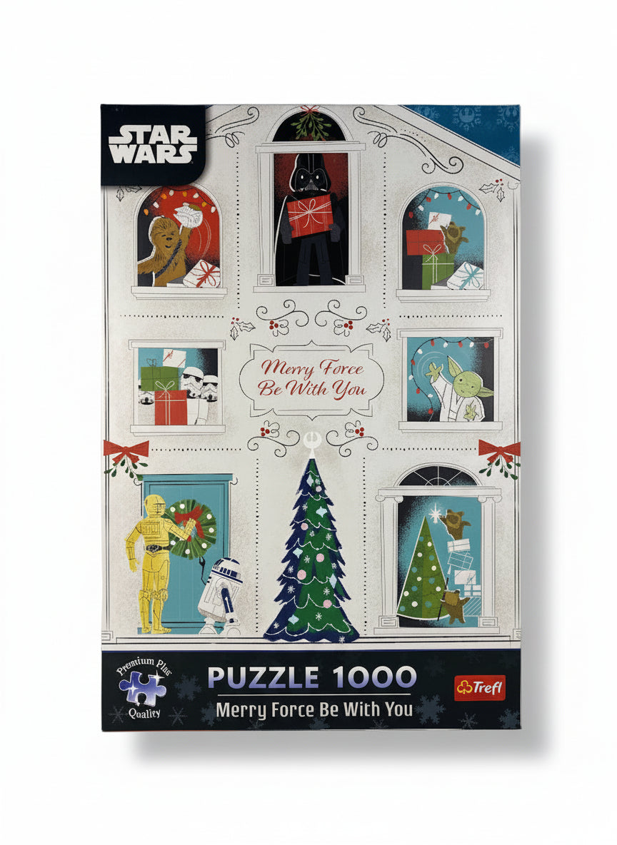 Puzzle de Noël Star Wars « Merry Force Be With You » 1000 pièces