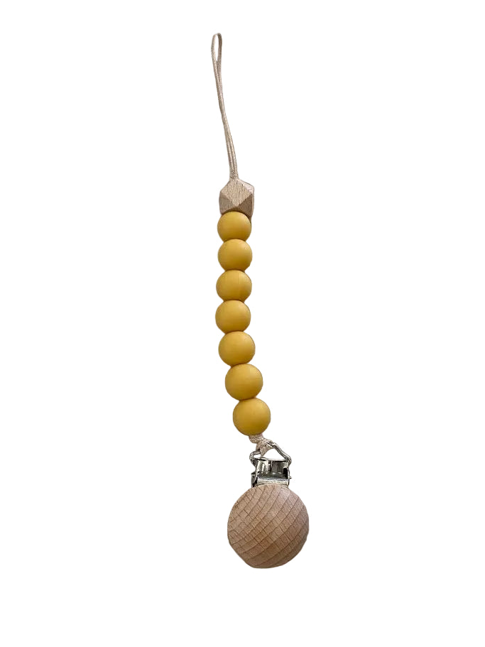 Silicone pacifier holder
