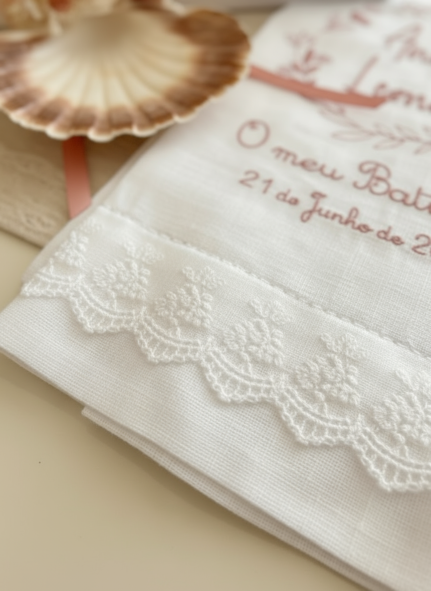 Baptism Kit - Pink Hoop Flowers