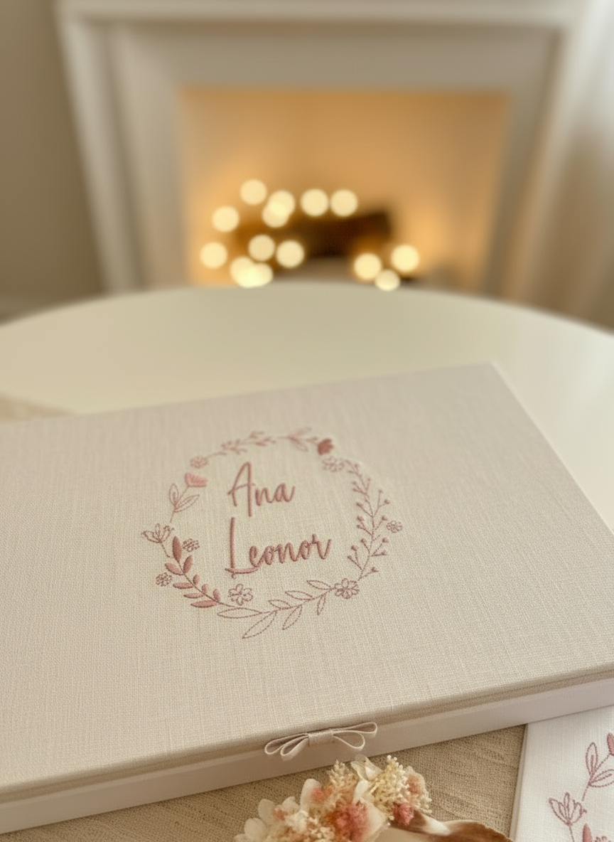 Baptism Kit - Pink Hoop Flowers