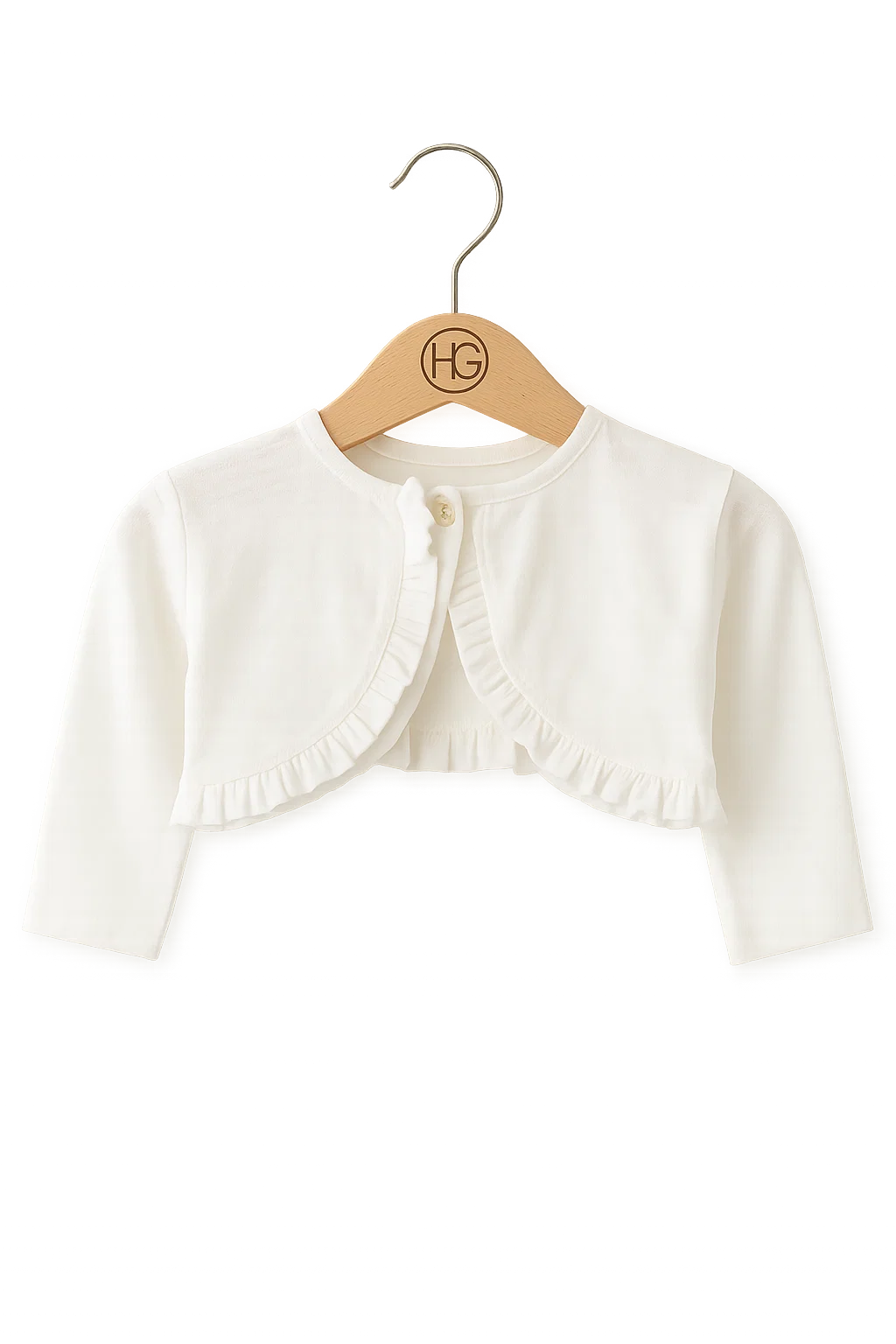 Manteau en tricot de lin HG / Blanc