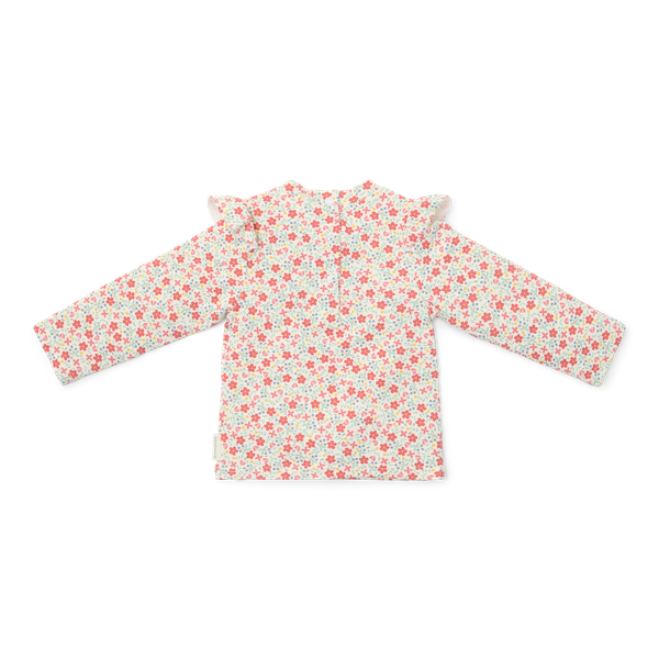 T-shirt de plage MCP – Fleurs ensoleillées multicolores