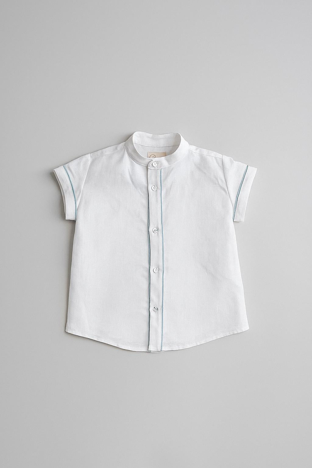 Chemise à manches courtes avec détails