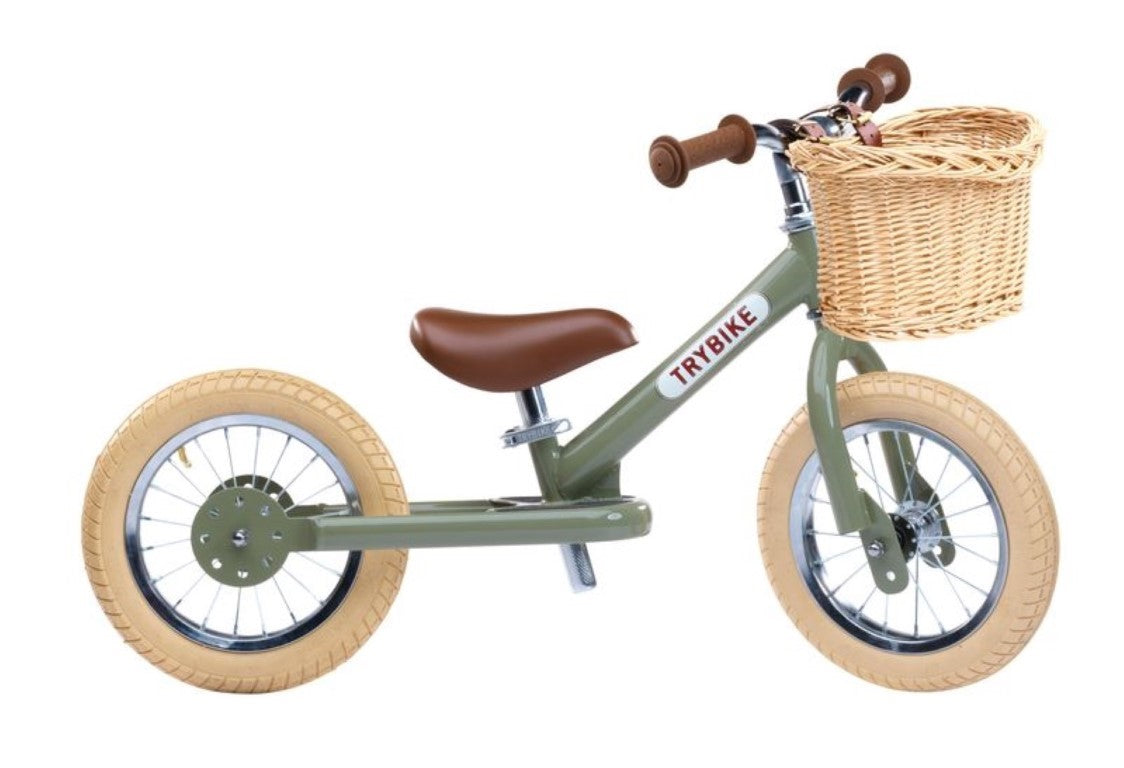 TRYBIKE- Wicker Basket for Bicycle