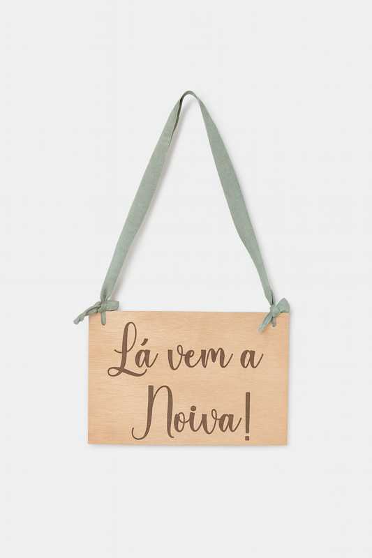 Custom HG Plaque - Wood with Ribbon