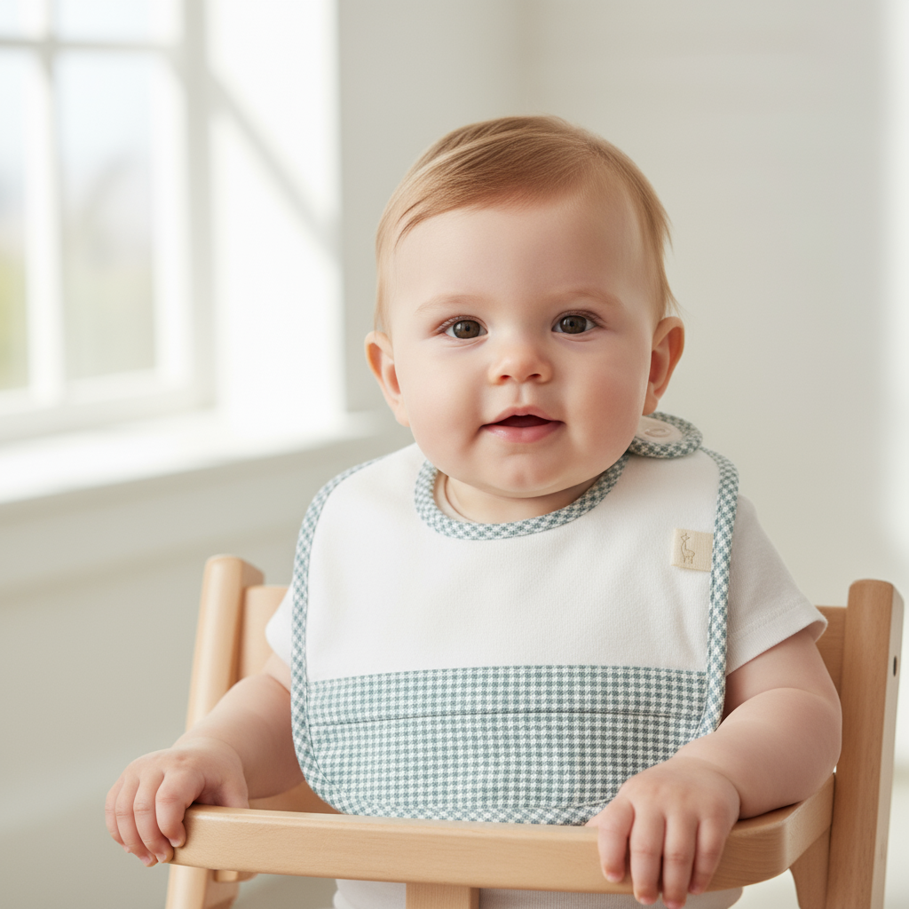 Bavoir FLEURI I011.CL