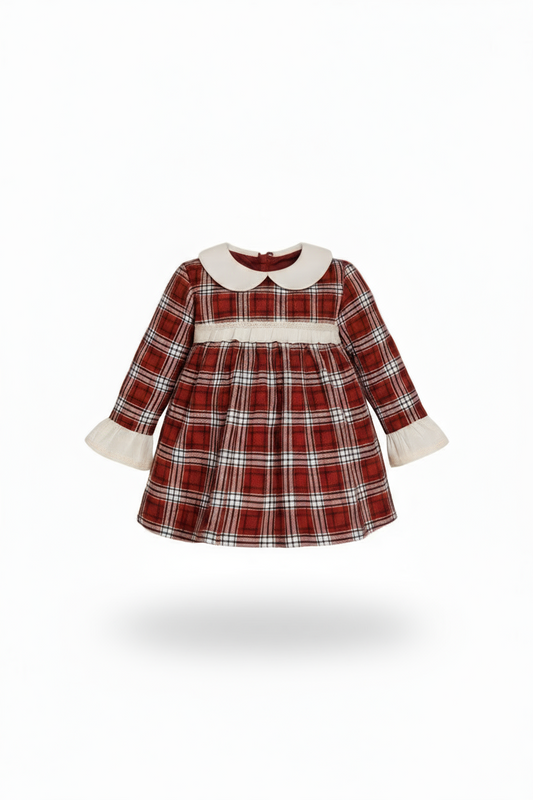 Vestido Tartan c/ Gola