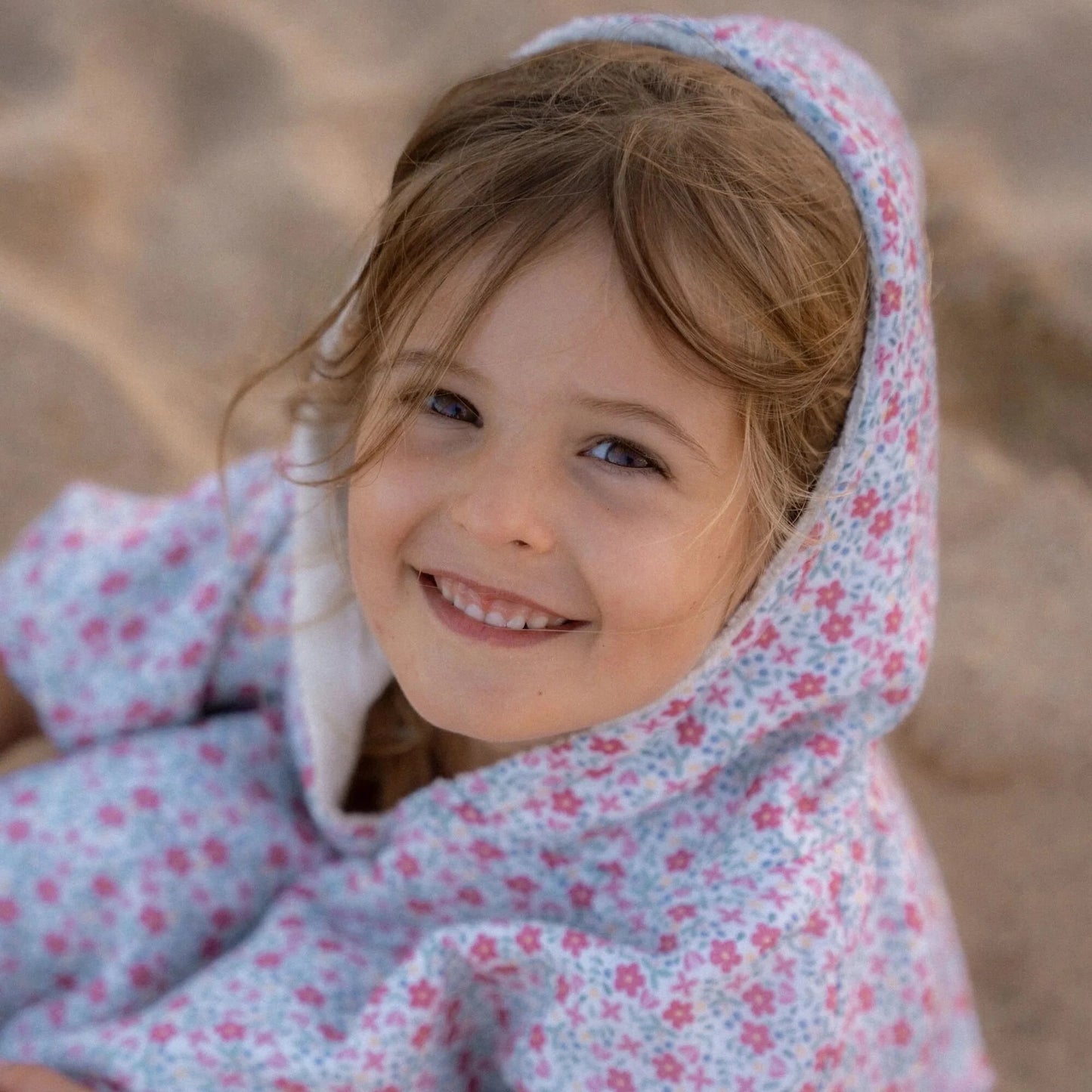 Poncho de Praia | Sunny Flowers Multi-colour