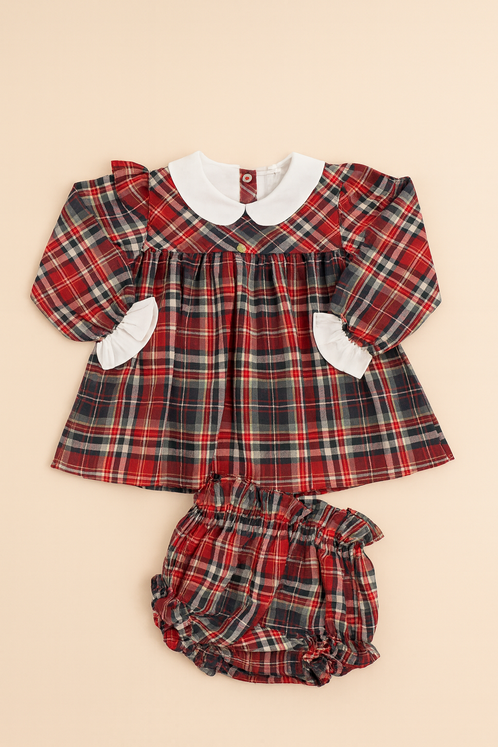 Vestido+Tapa-fraldas PRANCER Tartan