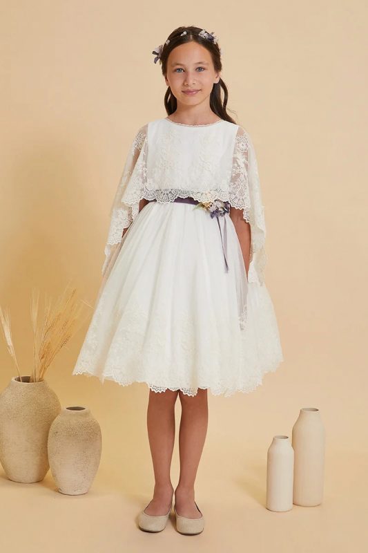 Robe de soirée beige