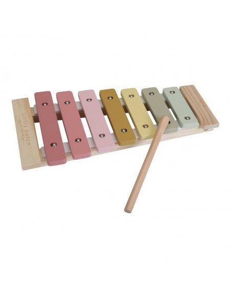 Xylophone en bois rose