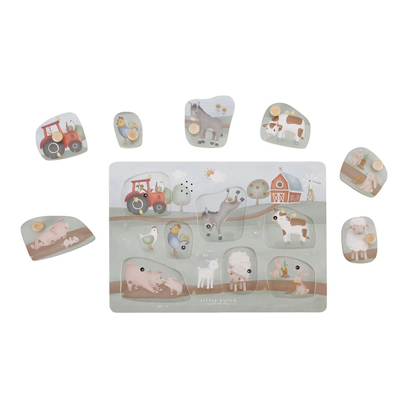 Puzzle Sonoro - Little Farm | Little Dutch