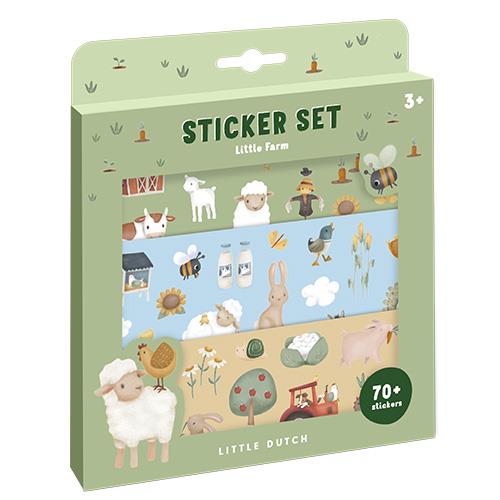 Set de Autocolantes-3 folhas- little farm