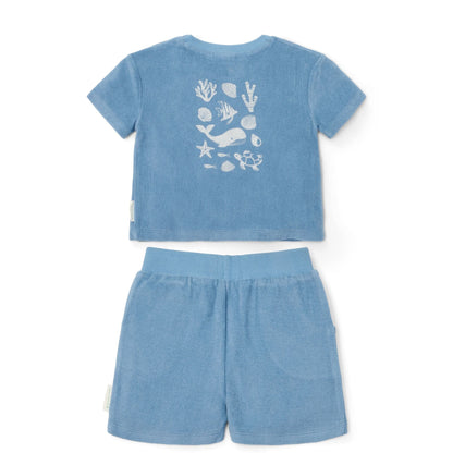 T-shirt et short | Ocean Sea Life Ocean Blue