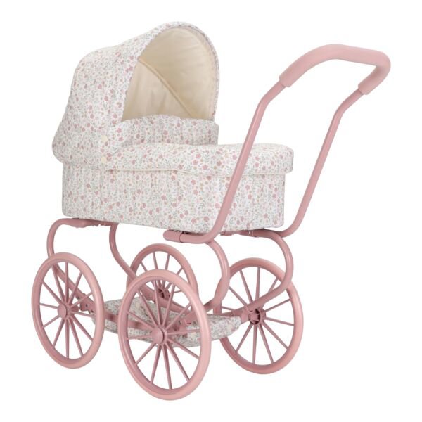 Carrinho de Bonecas Retrô - Soft Flowers | Little Dutch