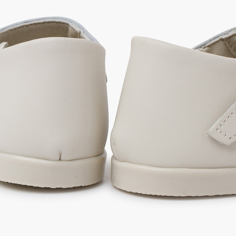 Sapatos de Menina em Pele com Fivela - Porcelana | imagem 6
