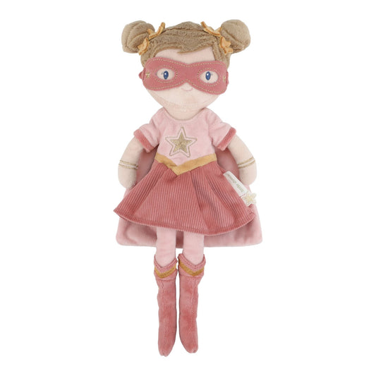 Little Dutch Boneca de pano Super-Herói Rosa 35 cm
