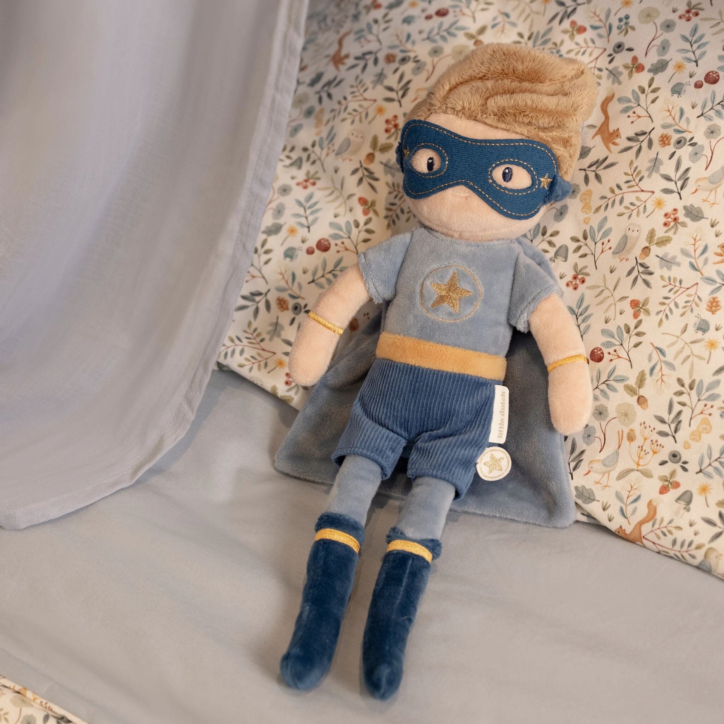 Little Dutch Boneco de pano Super-Herói Jim 35 cm