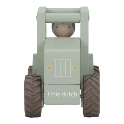 Trator em Madeira Verde - Essentials | Little Dutch