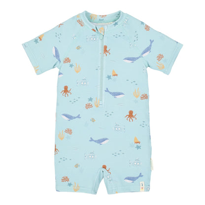 Fato de banho de manga curta Ocean Friends - Little Dutch
