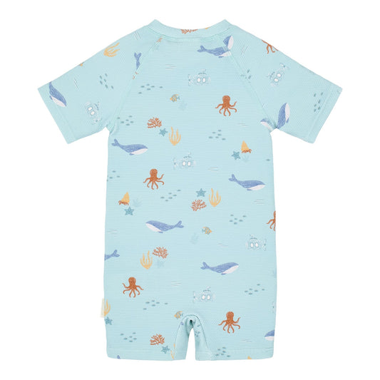 Fato de banho de manga curta Ocean Friends - Little Dutch