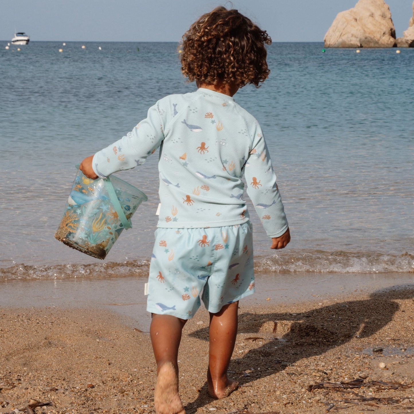 Freeplay Camisola de banho de manga comprida Ocean Friends 98/104