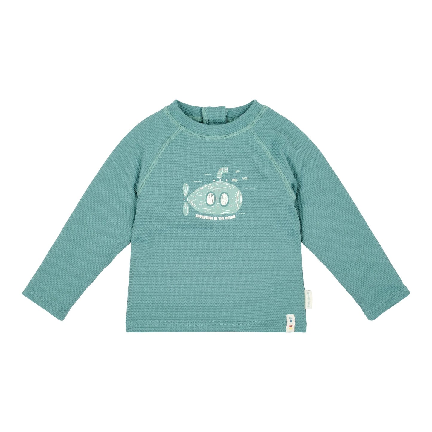 Camisola de banho de manga comprida Ocean Green - Little Dutch