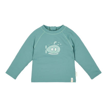 Camisola de banho de manga comprida Ocean Green - Little Dutch