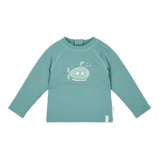 Camisola de banho de manga comprida Ocean Green - Little Dutch
