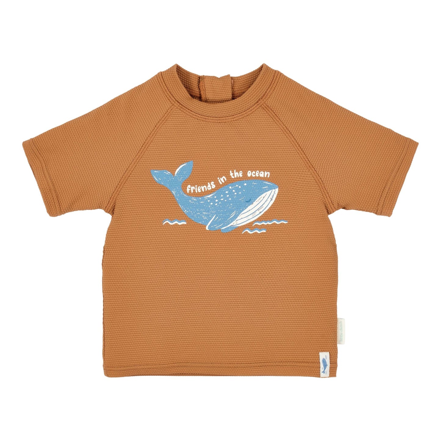 Camisola de banho de manga curta Sunny Brown - Little Dutch