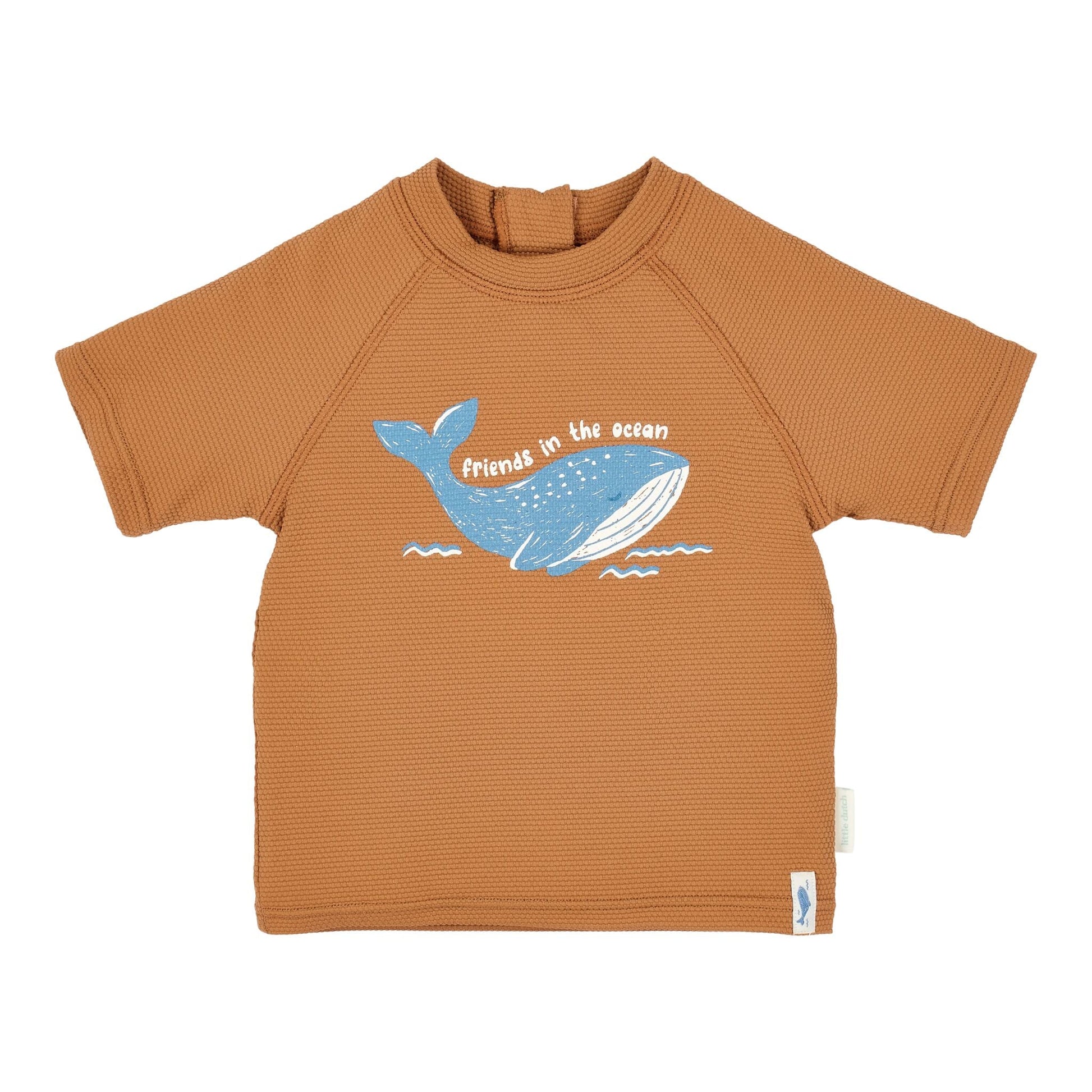 Camisola de banho de manga curta Sunny Brown - Little Dutch
